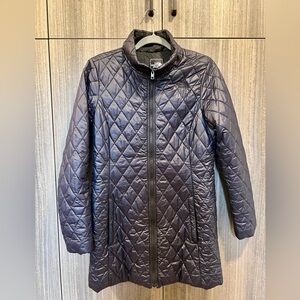The North Face Women's Insulated Quilted Primaloft Coat Jacket size Medium Navy